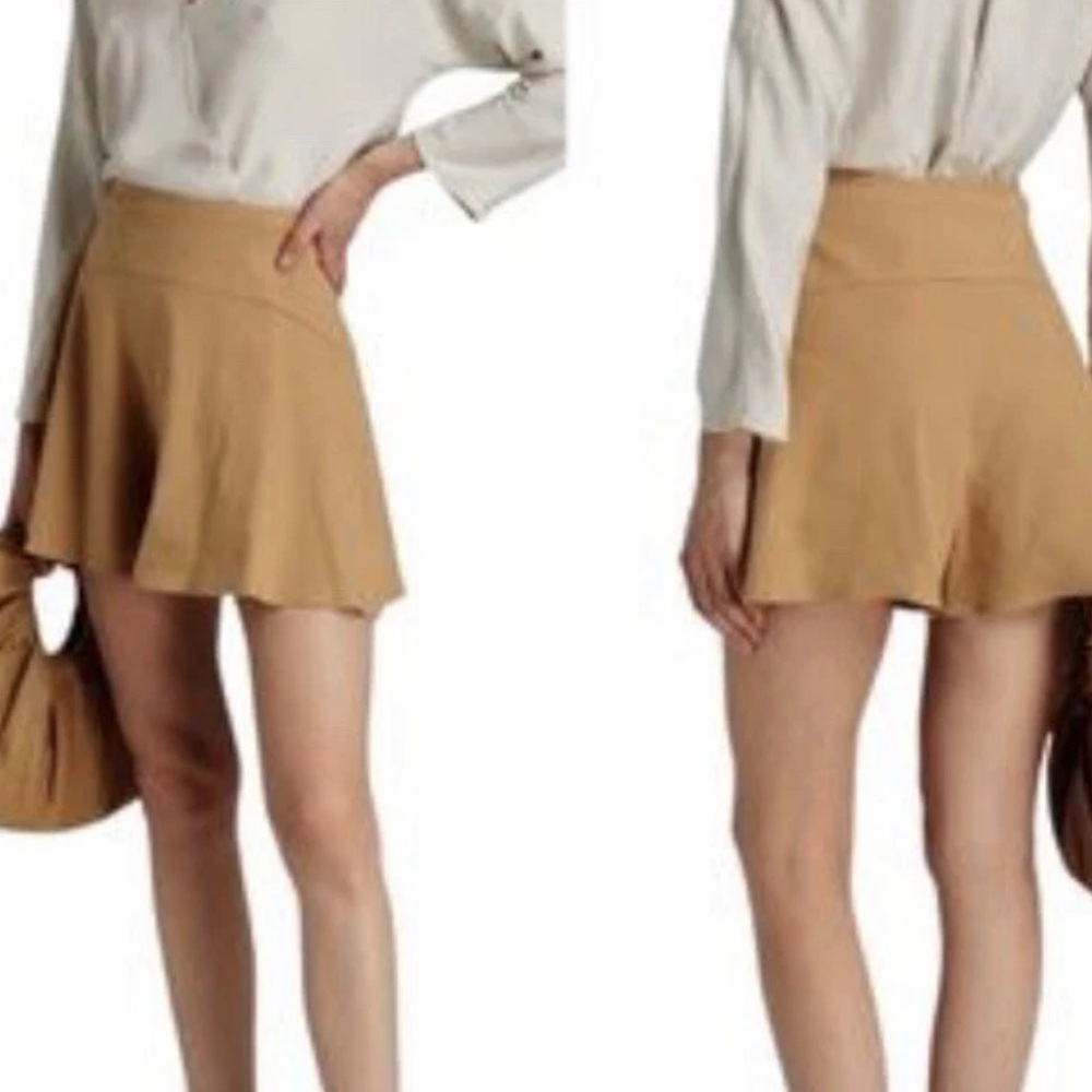 Vince Tan Mini Shorts